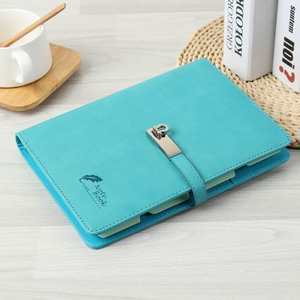Phòng B5 Nhiệt PU Cứng Bìa Tùy Chỉnh Xoắn Ốc Ringbinder Tạp Chí Notepad Máy Tính Xách Tay Với Khóa - Product Image 2