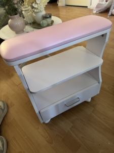 Movable Foot Pedicure <b>Stools</b> Foot Rest Clinic Nail Trolley Cart Cabinet Manicure <b>Stool</b> with Wheels for Beauty Nail Salon - Product Image 5