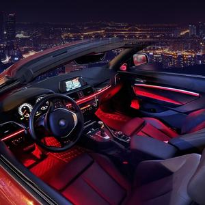 Автомобильные аксессуары, модификация, светодиодные декоративные лампы для салона автомобиля, окружающая световая панель для BMW 2 серии F22 F23 F44 F45 F46 2016-2021 - Product Image 1