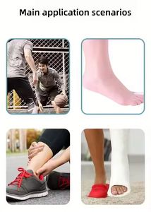 Orthèse de cheville en néoprène avec protection pour l'hiver, stabilisateur de cheville et attelle de nuit pour le soutien du pied tombant - Product Image 5