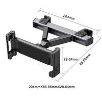 Support de tablette et de téléphone multifonction pour voiture, support flexible de qualité supérieure pour siège arrière