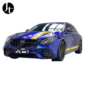 Kit corpo largo 1:1 per <span class=keywords><strong>2016</strong></span> + <span class=keywords><strong>Mercedes</strong></span> E classe <span class=keywords><strong>W213</strong></span> lifting E63S AMG paraurti anteriore auto griglia parafanghi cofano labbro posteriore - Product Image 3