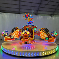 Manèges de parc d'attractions, équipements rotatifs à 360 degrés pour enfants, jeux de style Luna Park, manèges Crazy Street Dance, manèges de carnaval