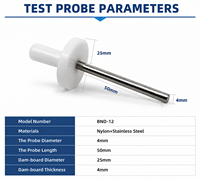IEC 61032 High Accuracy Stainless Steel for Probe 12 Long for Pin Access Probe for Electronic Electrical Safety Testing