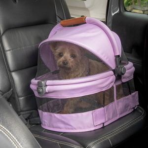 Waterproof Pet Safety Carrier Car Seat for Small <b>Dogs</b> Cats Push <b>Button</b> Entry Thickened Memory Foam Filling Pet Travel Carrier - Product Image 6