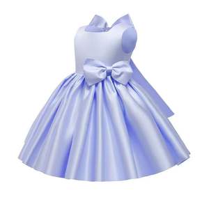 Vestido de Princesa con Lazo y Flores para Niñas, Personalizado, para Fiesta de Cumpleaños, Boda o Evento - Product Image 2