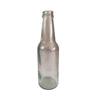 Beverage Packaging Empty Wine Bottle Beer Glass Spot Wholesale 250ml Transparent Brown Hot Stamping Swing Top Beer Bottle Grass