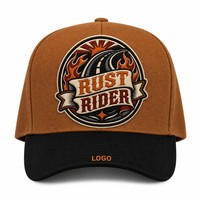 Casquette de baseball personnalisée avec broderie Old English, 5 panneaux, visière incurvée, style Dad Hat, streetwear urbain West Coast, vente en gros, faible MOQ