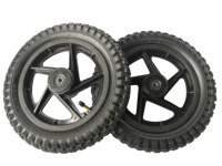 Roues de monocycle de 12 pouces nouvelle roue de bébé gonflable en caoutchouc 12 X2.4 pneu de poussette tout-terrain bas prix hôtels de détail de glissement extérieur