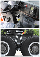 Truk Traktor HOWO 6X4 10 Roda Diesel Prime Mover Langsung dari Pabrik, Opsional LHD RHD untuk Penarikan Semi Trailer