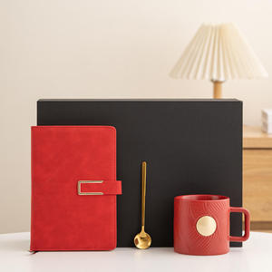 Cadeaux promotionnels avec logo, tasse en papier faite à la main, carnet imprimé en sérigraphie, cadeau d'entreprise haut de gamme plaqué - Product Image 5