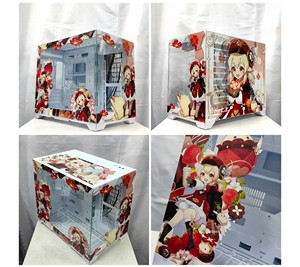 Genshin Impact Honkai Impact 3e Yae Miko Thunder Général Kellyes Naracetam <span class=keywords><strong>Kamisato</strong></span> Ayaka Etui d'ordinateur personnalisé pour dessin animé - Product Image 6