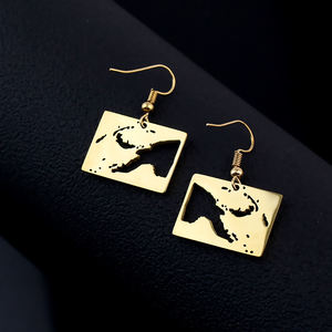 Pendientes Colgantes Y2K <span class=keywords><strong>de</strong></span> Papúa Nueva Guinea, Joyería <span class=keywords><strong>de</strong></span> Acero Inoxidable para Hombres y Mujeres, Amuletos para el Día <span class=keywords><strong>de</strong></span> San Valentín, Pendientes Unisex - Product Image 2