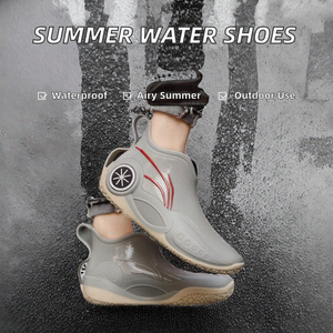 Zapatos de Agua Impermeables para Hombre, Diseño de Lluvia de Coco, Botas de Lluvia para Parejas, para Pesca y Diversas Actividades al Aire Libre en Verano y Otoño - Product Image 2