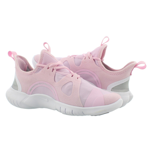 รองเท้าวิ่ง Nike Free RN 5.0เด็กผู้หญิงสีชมพู/ขาว/เงิน-100% ของแท้ - Product Image 4