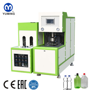 מכונת ניפוח בקבוקי PET חצי אוטומטית של YUMING, השקעה נמוכה, לבקבוקי שמן ומשקאות בנפחים של 500 מ\\\"ל, 1.0 ליטר עד 5 ליטר - Product Image 1