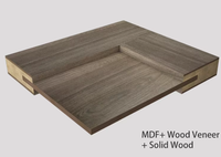 Porte Shaker en MDF à 4 panneaux, design moderne, en bois massif, 32x80 pouces, pour salon, appartement et villa