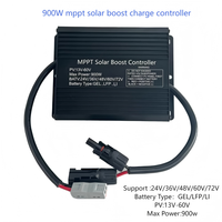 Contrôleur de charge de véhicule électrique solaire MPPT 18V-50V vers 24V/48V/60V/72V 900W Type Boost