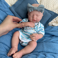 12 "haute qualité Silicone Reborn bébé poupées corps lesté 3D peint détails vrai bébé comme une expérience nourrissante