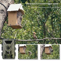 Caméra d'action infrarouge 8K Wi-Fi Modèle PR802W Surveillance extérieure Surveillance de la faune Enregistrement jour/nuit Photo Vidéo