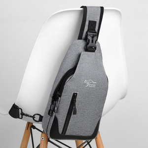 <span class=keywords><strong>Sachi</strong></span> Kangaroo - Nueva Bolsa de Pecho de Lona Moderna y Duradera para Hombre, Bolsa Cruzada Informal para Viajes, Impermeable, de un Solo Hombro, Mochila Pequeña - Product Image 4