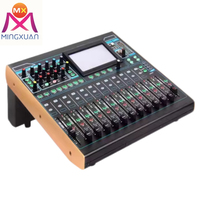 Console de mixage audio professionnelle 20 canaux, système de sonorisation DJ, mixeur audio numérique