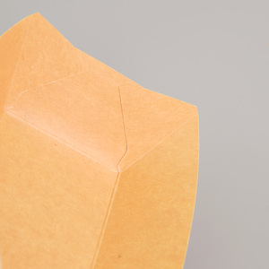 Barquettes en papier kraft compostables, barquettes en papier jetables de qualité alimentaire pour les collations, les frites, les barbecues, les emballages à emporter - Product Image 6