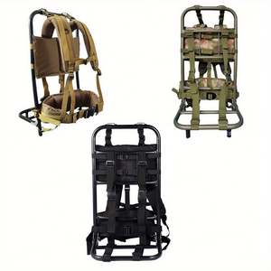 Mochila de Senderismo Plegable Externa de Aluminio, Marco de Mochila, Accesorios Tácticos Portátiles para Viajes, Entrenamiento al Aire Libre - Product Image 1