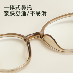 Monture de lunettes ovale TR5813 anti-lumière bleue, monture complète unisexe, verres en acrylique, origine Danyang - Product Image 5