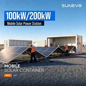 Sistema Solare Pieghevole Sunevo <span class=keywords><strong>Green</strong></span> <span class=keywords><strong>Energy</strong></span> 100kW 200kW Certificato CE TUV per Turismo Sostenibile ed Energia per <span class=keywords><strong>Eco</strong></span>-Resort - Product Image 1