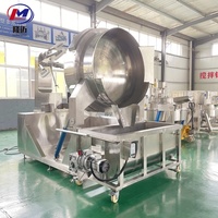 Marmite à double enveloppe électrique et à gaz automatique en SUS304 de 50L à 1000L avec agitateur pour œufs, légumes et sauces