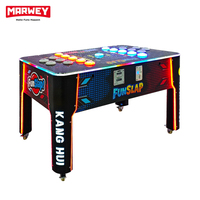 Machine de jeu d'arcade interactive 2 joueurs Naughty Bean Hit Hammer, populaire et très demandée, pour centre d'amusement intérieur et défi en arène