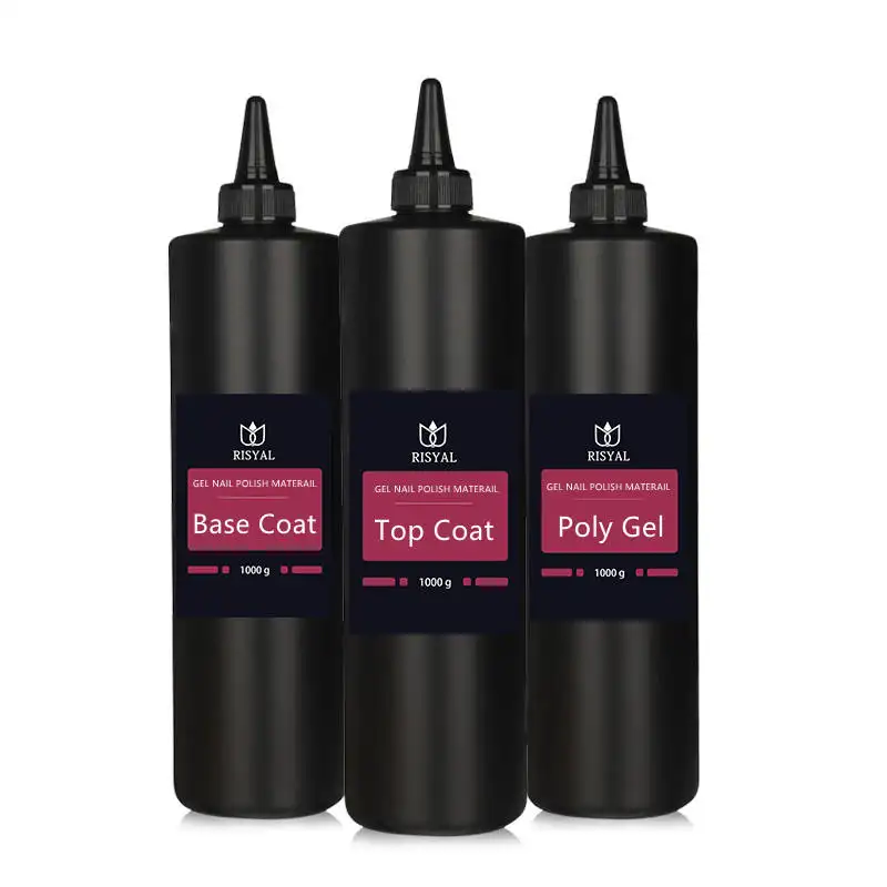 Factory Raw Material Wholesale Color gel Peel primer nails Off base coat Top Coat Bulk 5KG 10KG UV LED Gel Polish
