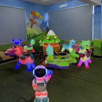Mini carrousel électrique pour enfants, usage intérieur/extérieur, 2 voitures, pour fête foraine et divertissement à domicile