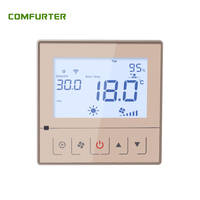 Comfurter 0-10V EC enchufe de Control de ventilador RF RS485 Modbus controlador de temperatura inalámbrico HVAC termostato inteligente sistema de calefacción de Hotel