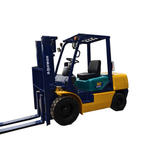 Counterbalance Forklift with 3-4.5m Lifting Height for Stacking Japan Komatsu FD30 3ton Mini Used Forklift Track <b>Side</b> Shifter - Product Image 1