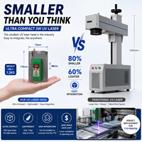 Nouveau système de marquage laser UV 5W de type portique refroidi par eau pour composants électroniques, cartes de circuits imprimés, connecteurs IC, câbles et dispositifs médicaux