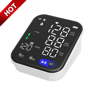 Changkun portatile medico automatico del braccio superiore BP macchina elettronica digitale Monitor di pressione sanguigna con grande LED per la casa
