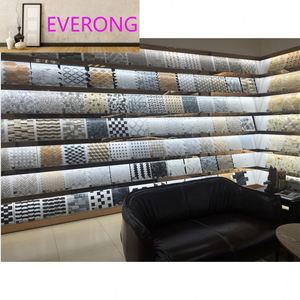 Mosaico de Mármol Estilo Italiano Moderno 285x235x7mm Verde y Blanco, Baldosas de Parqué Pulido Resistentes al Desgaste para Interiores de Habitaciones - Product Image 3