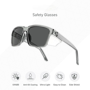 Sports <b>Eyewear</b> Manufacturer Wholesale Custom Logo TR90 Square Polarized Sunglasses Fishing Glasses for Men - Product Image 3