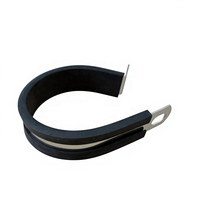 Collier de serrage pour tuyau à revêtement en caoutchouc W4 SS304 EPDM, collier de serrage à vis sans fin pour ligne de vide en silicone, tuyau de turbo
