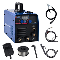 Machine à souder portable 3 en 1 MIG/MMA/TIG 110V/220V, soudeuse à inverter sans gaz pour usage domestique et industriel