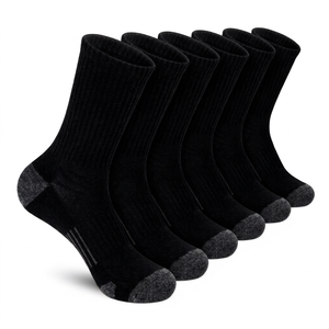 Men Women High Quality Winter Crew Ankle Sports <b>Socks</b> Breathable Cotton Blend Customizable Sweat-Absorbent Outdoor Gym <b>Running</b> - Product Image 1