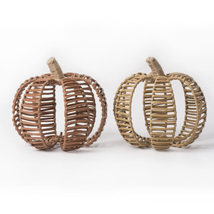 Adorno Decorativo de Calabaza de Halloween, Plástico Hecho a Mano, para Uso en Interiores y Exteriores, Accesorios Festivos - Product Image 4
