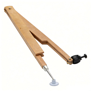 Grand Compas en Bois et Équerre – Kit Pédagogique <span class=keywords><strong>de</strong></span> <span class=keywords><strong>Math</strong></span>ématiques Résistant à l'Usure – Outil <span class=keywords><strong>de</strong></span> Démonstration Géométrique Précis pour Enseignants en Classe - Product Image 5
