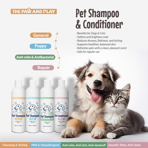 The Paw and Play Shampoo Ipoallergenico 100% Naturale Delicato e Condizionante per Cuccioli e Gattini - Product Image 2