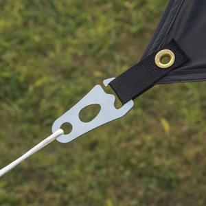 ตัวล็อคเชือกสามเหลี่ยมสแตนเลสแบบปรับได้สำหรับเต็นท์ผ้าใบกันน้ำใช้งานกลางแจ้ง - Product Image 1