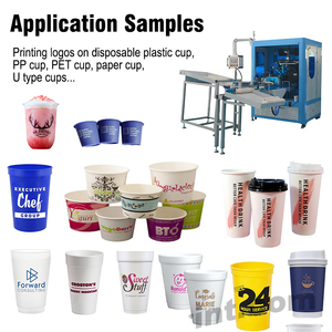 Tốc độ cao Tự động bọt cà phê giấy cốc nhựa serigraphic Màn hình máy in với cảm biến màu - Product Image 3