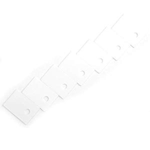 Lámina aislante de cerámica de alúmina, 50 unidades, alta dureza para transistores <span class=keywords><strong>MOS</strong></span>/IGBT, 22x17x0,65mm (0,87x0,67x0,03), color blanco - Product Image 3