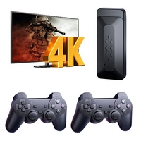 Stick de jeu TV 3D M33 de haute qualité, console de jeu TV, lecteur de jeu TV haute définition 4K, intégré avec plus de 30 000 jeux
